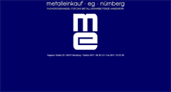 Desktop Screenshot of metalleinkauf.com